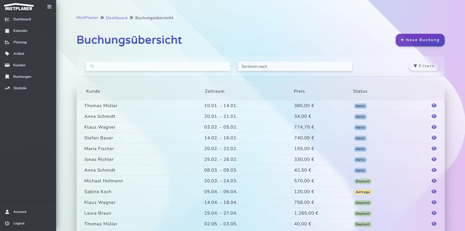 Effizientes Status Management